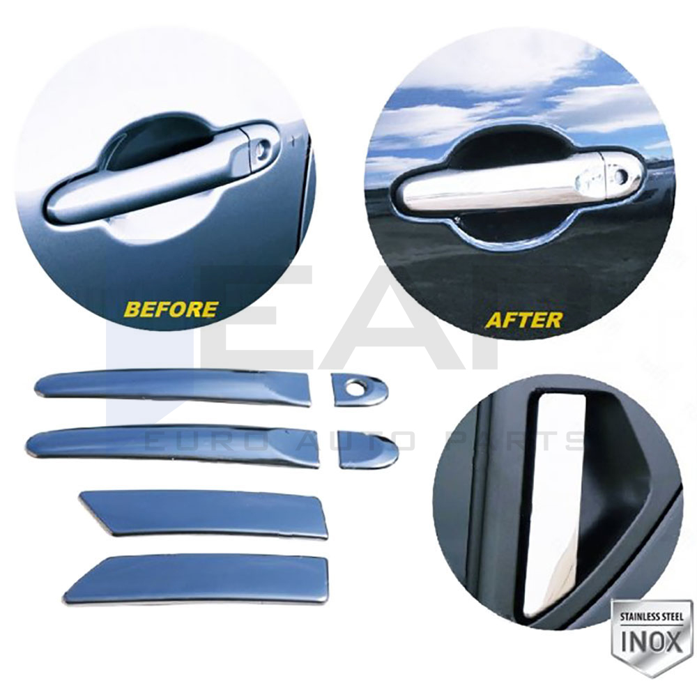 Door Handle Cover - 4 Doors - Stainless Steel