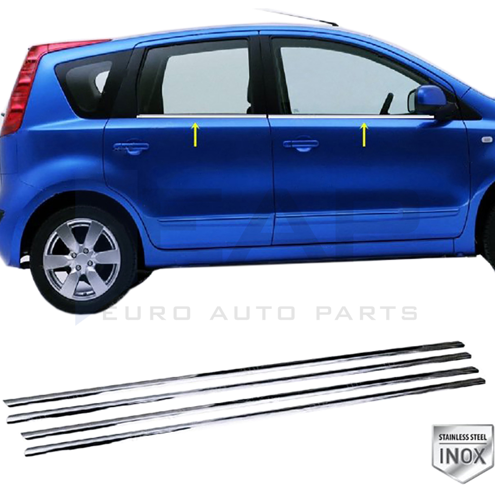 Window Frame Garnish - 4 Pcs - Stainless Steel