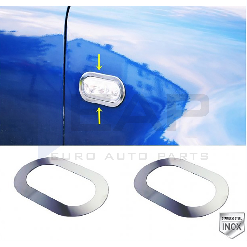 Turn Signal Frame - 2 Pcs - Stainless Steel
