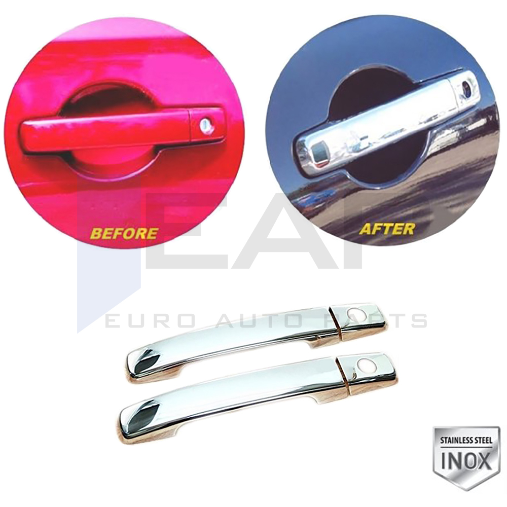Door Handle Cover (Two Holes) - 2 Doors - Stainless Steel