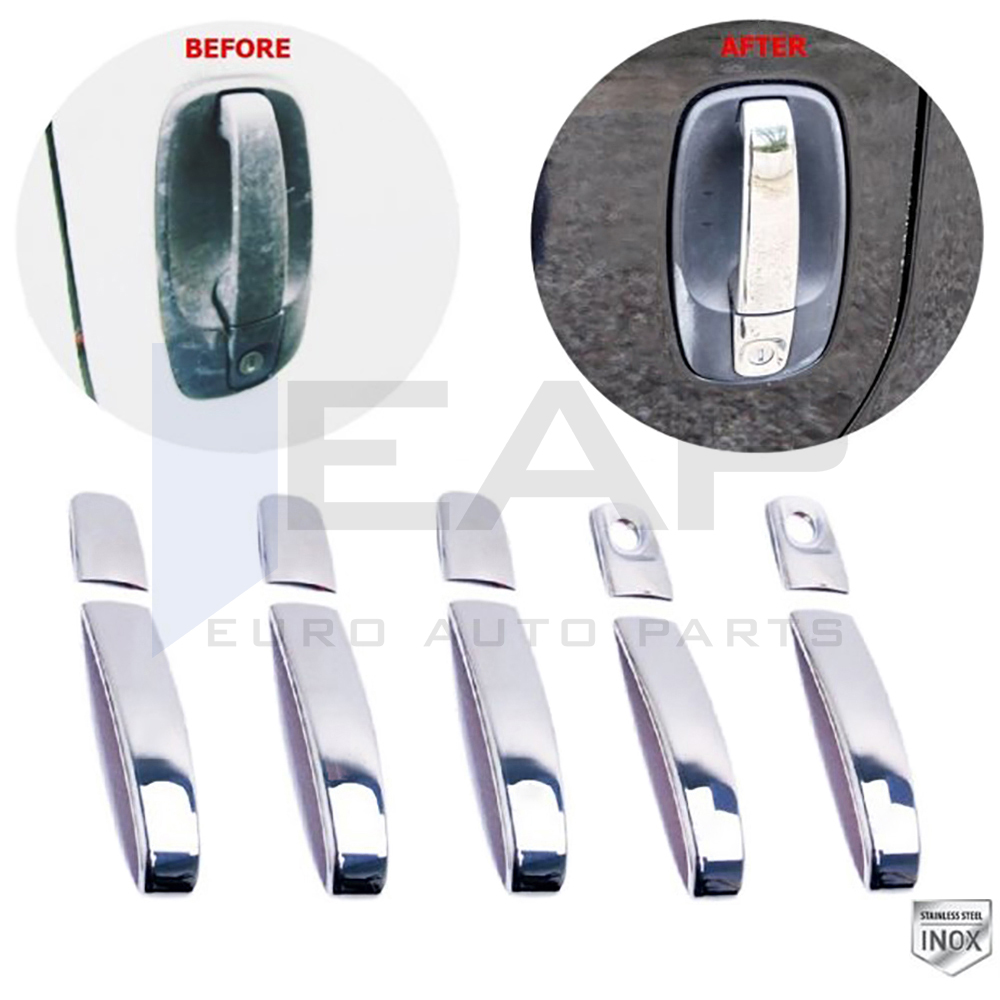 Door Handle Cover (Double Hole) - 5 Doors - Stainless Steel