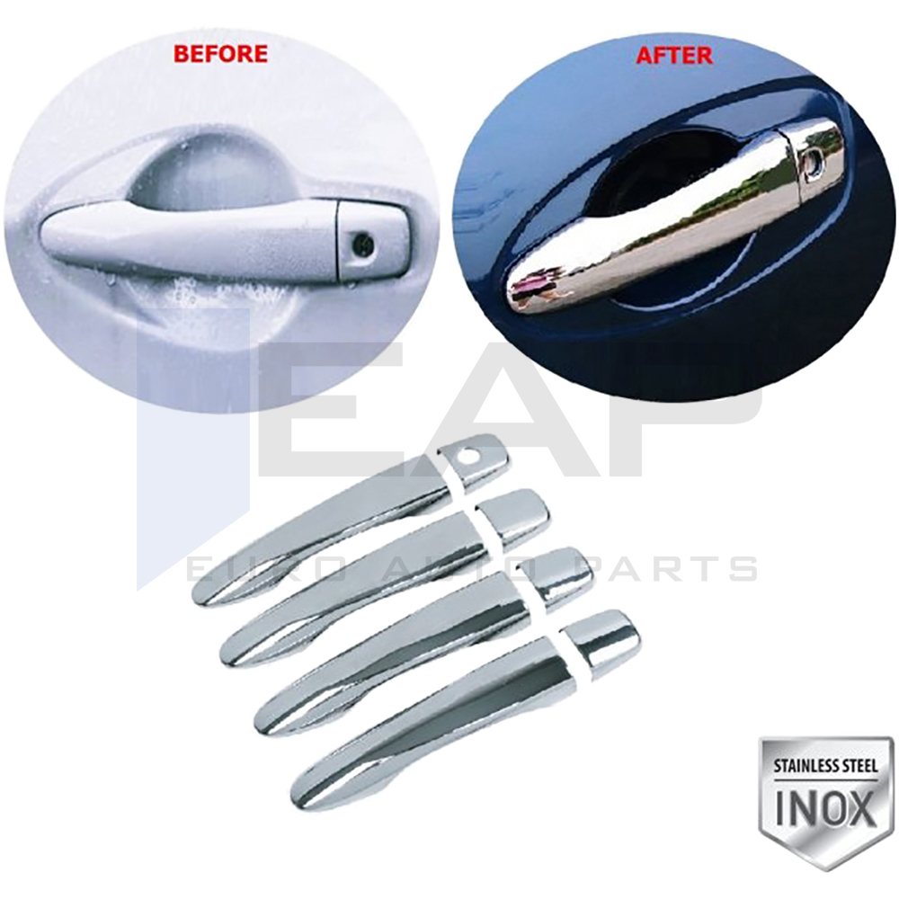 Door Handle Cover - 4 Doors - Stainless Steel