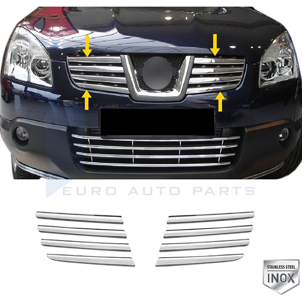Front Grille - 8 Pcs - Stainless Steel
