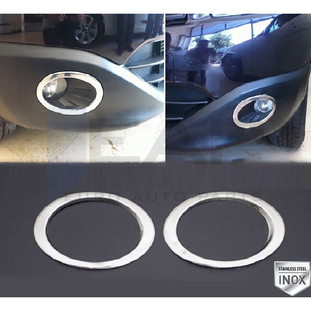 Fog Light Frame - 2 pcs - Stainless Steel 