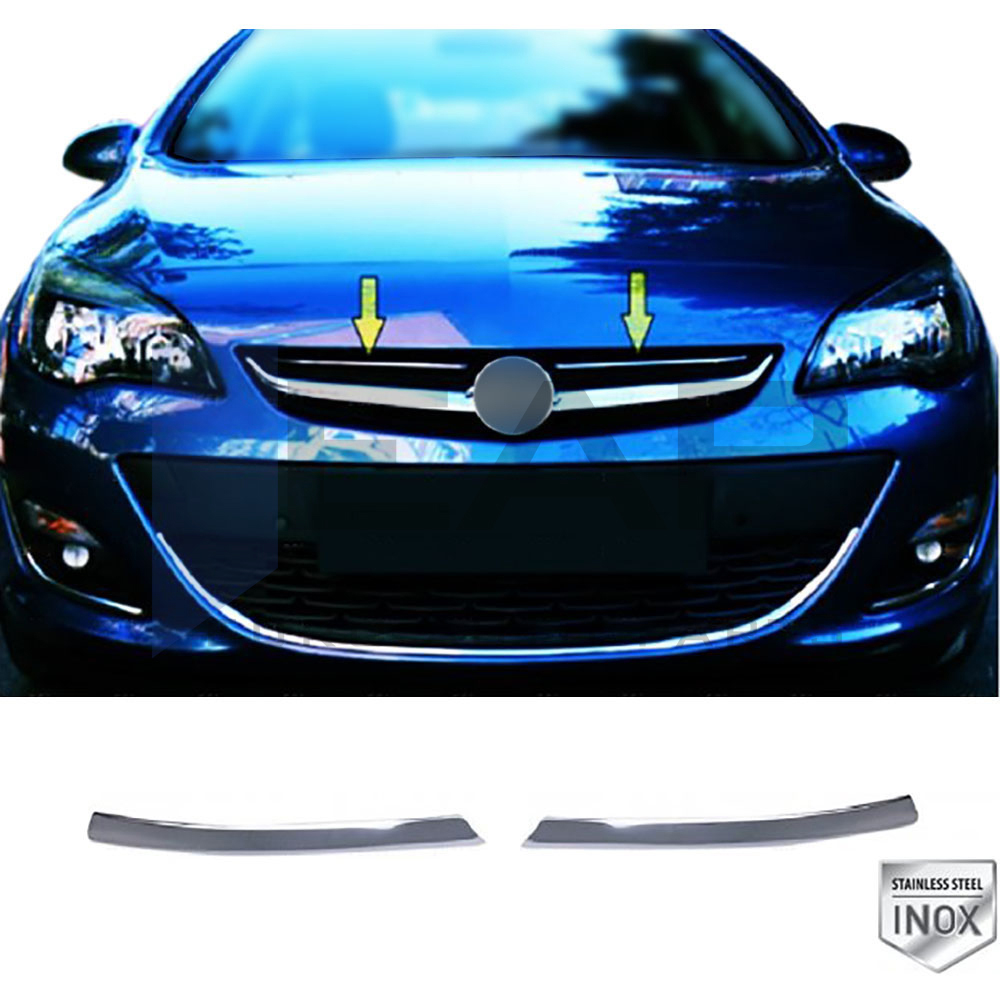 Front Grille - 2 Pcs - Stainless Steel