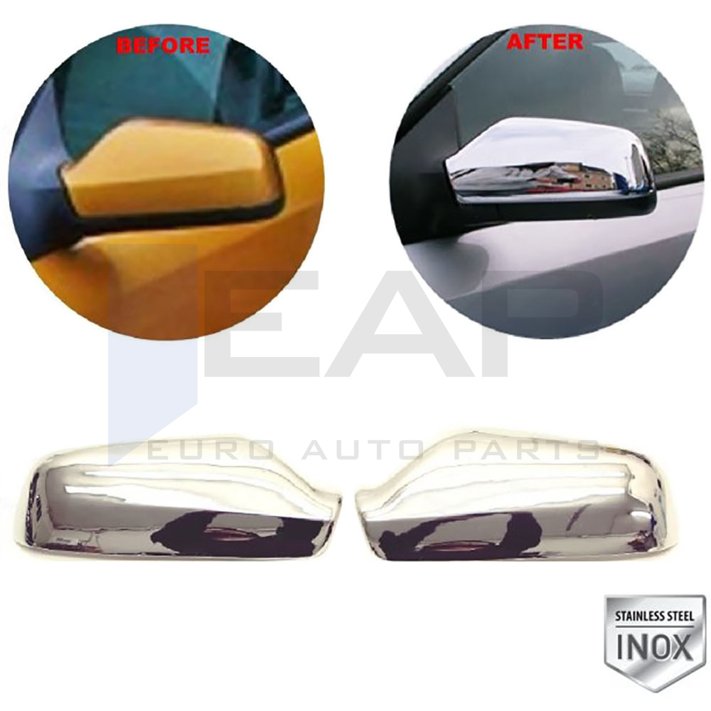 Mirror Cover - 2 Pcs - Stainless Steel