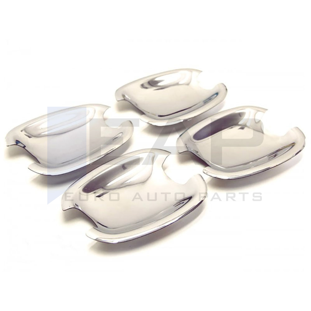 Exterior Door Handle Cup Bowl Cover - 4 Doors - Stainless Steel