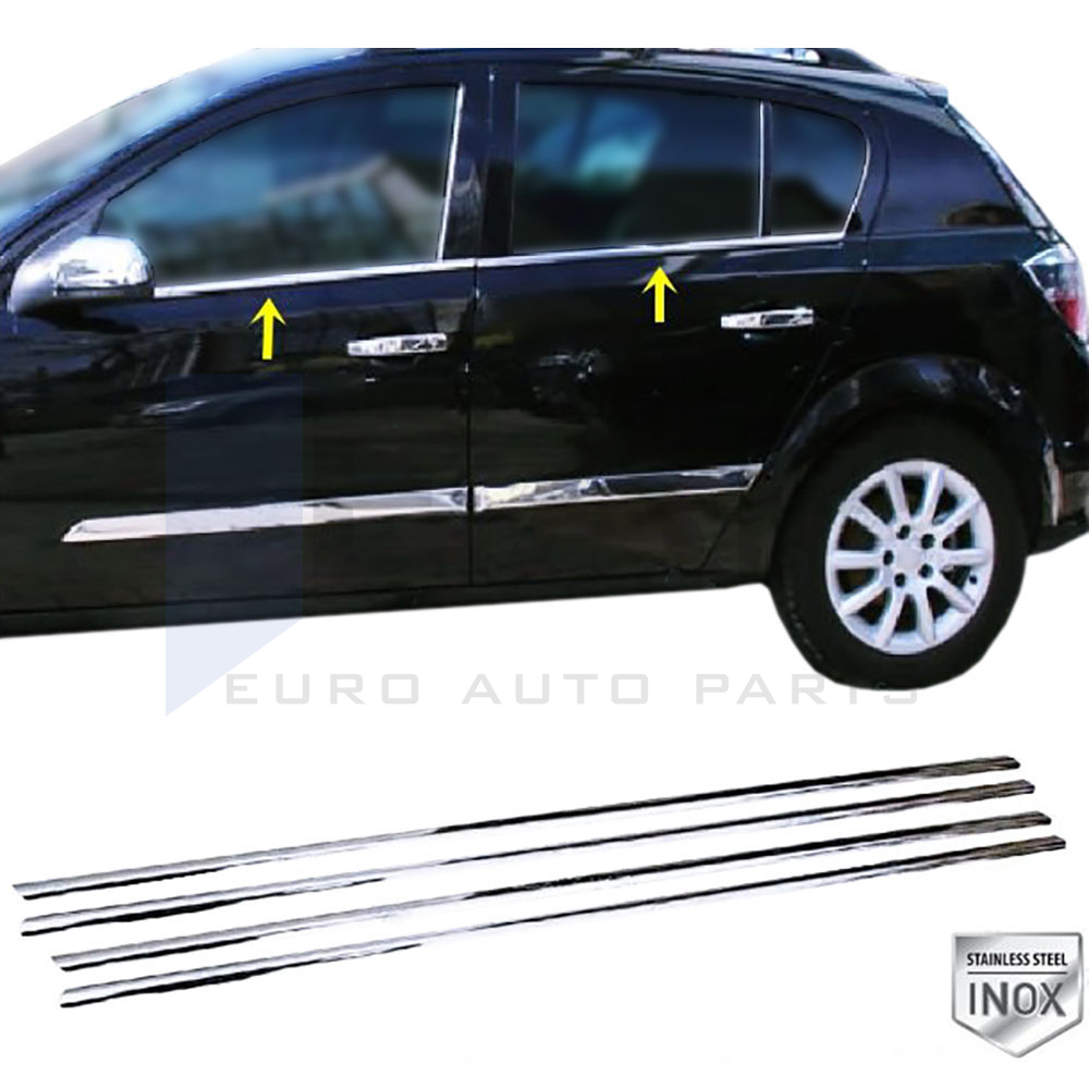 Window Frame Garnish - Hb - 4 Pcs - Stainless Steel