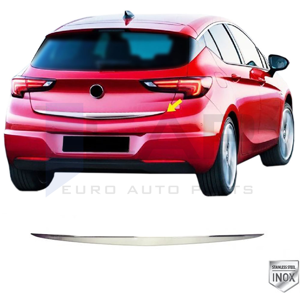 Trunk Lid Trim - Hb - Stainless Steel