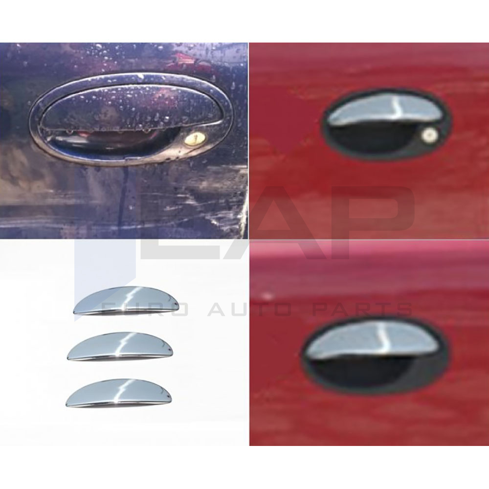Door Handle Cover - 3 Doors - Stainless Steel