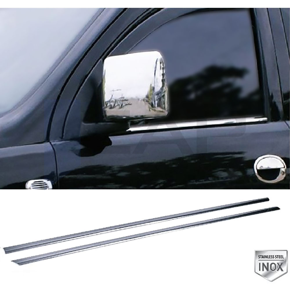 Window Frame Garnish - 2 Pcs - Stainless Steel
