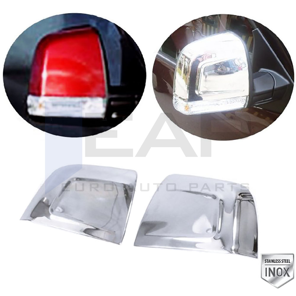 Mirror Cover - 2 Pcs - Stainless Steel