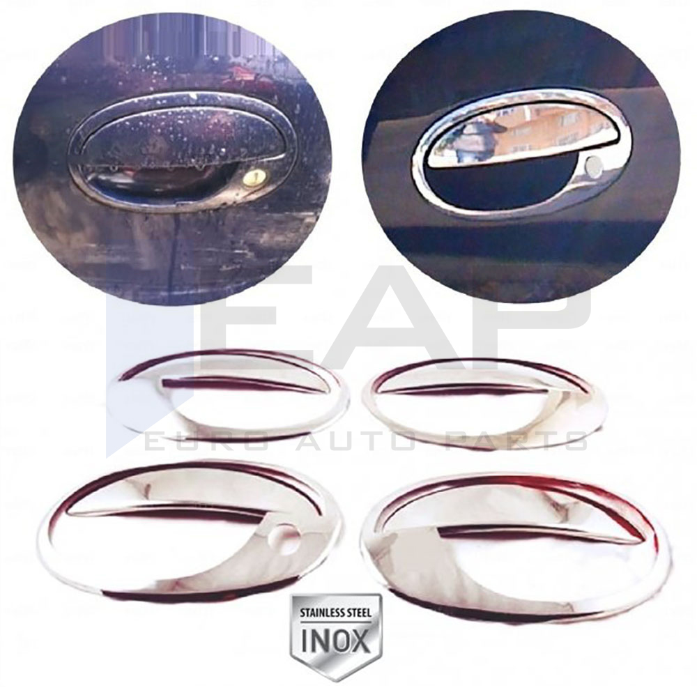 Door Handle Cover Frame - 4 Doors - Stainless Steel