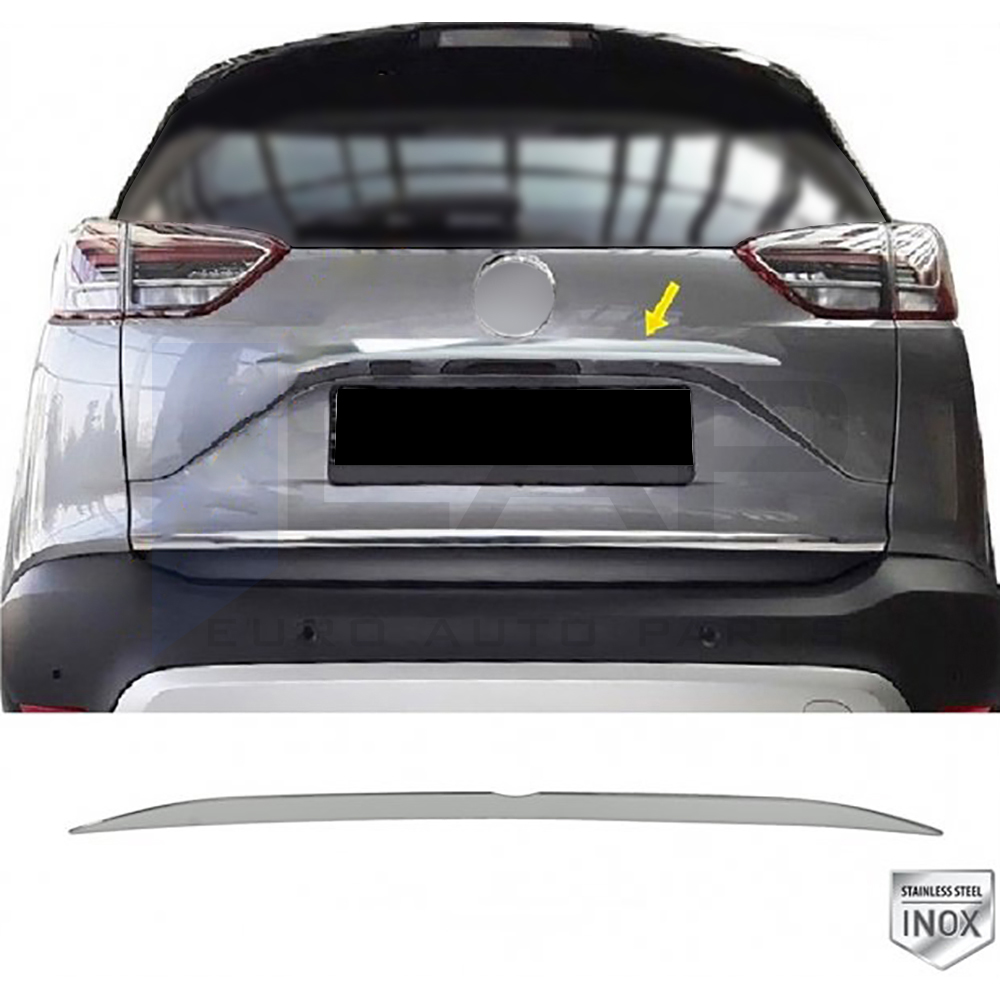 Trunk Lid Trim - Stainless Steel