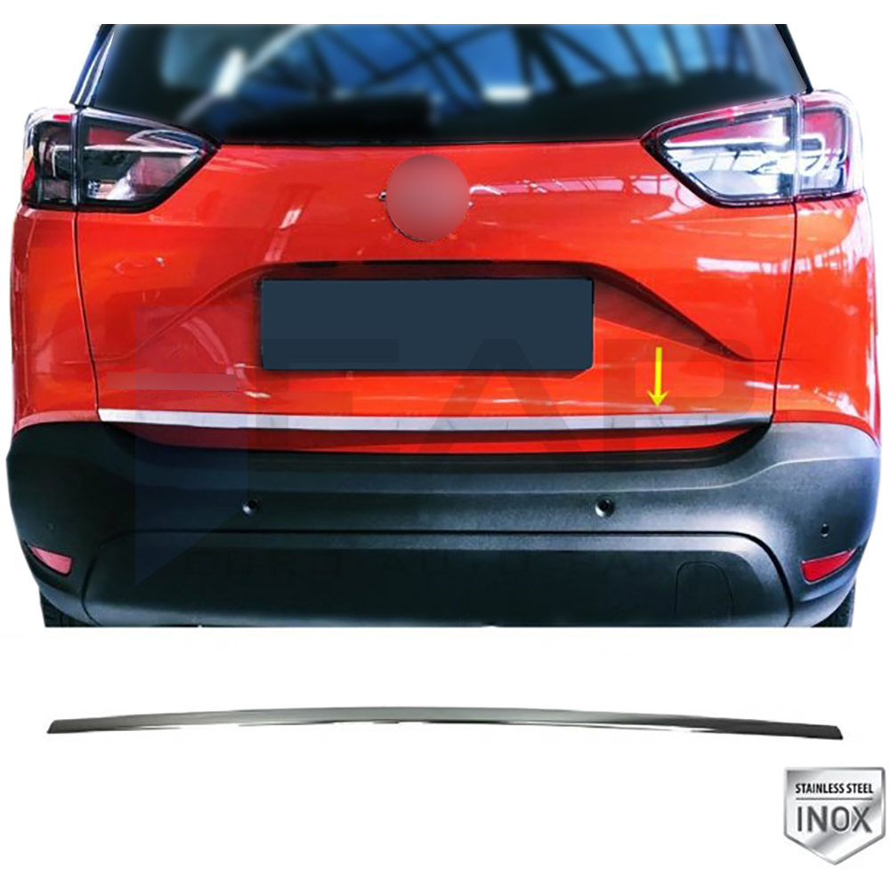 Trunk Lid Trim - Stainless Steel