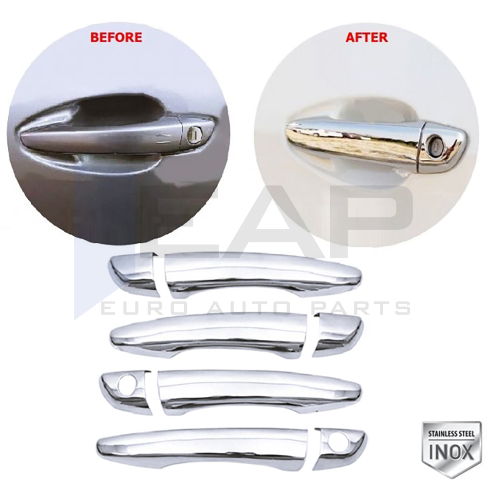 Door Handle Cover (Two Holes) - 4 Doors - Stainless Steel