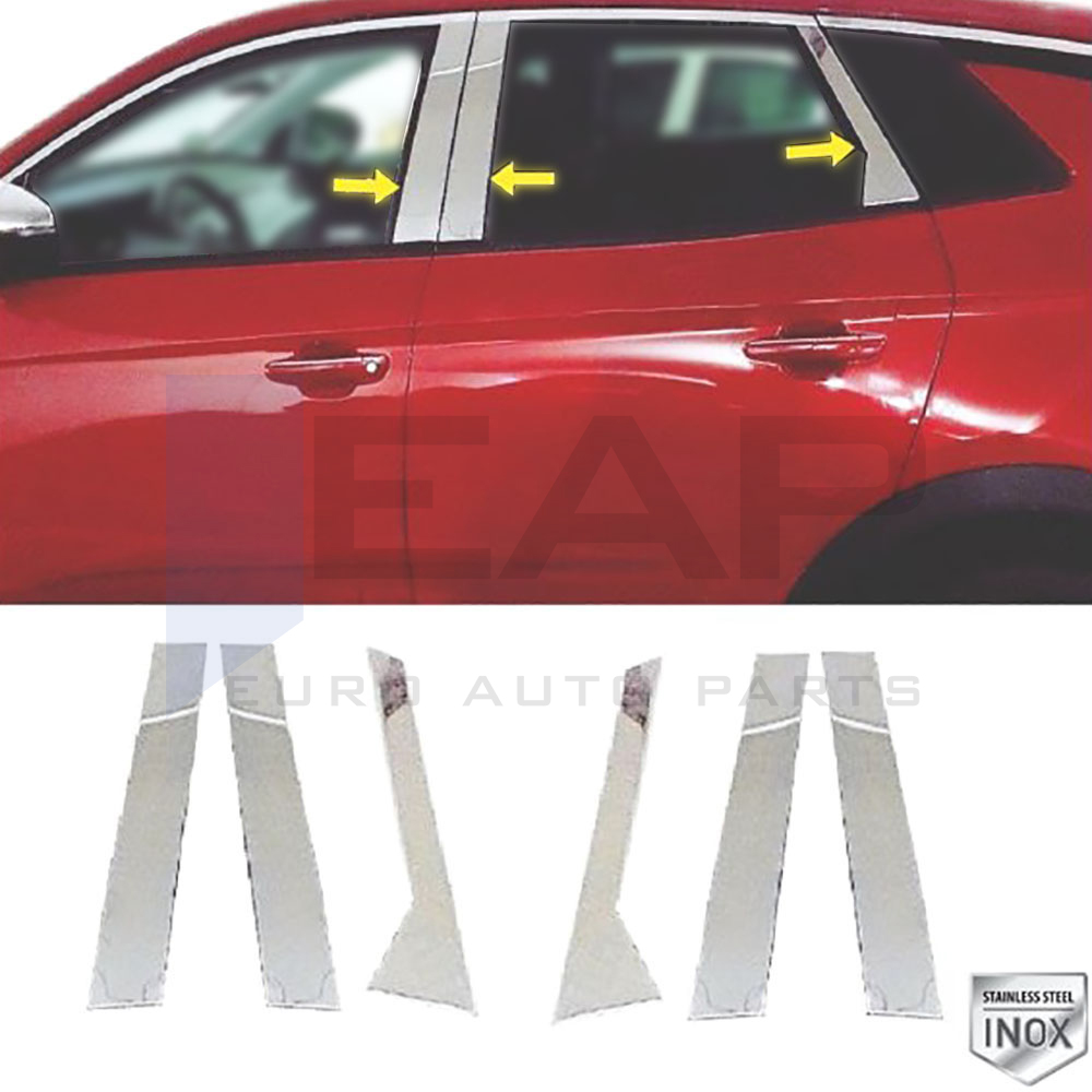 Door Post - 6 Pcs - Stainless Steel
