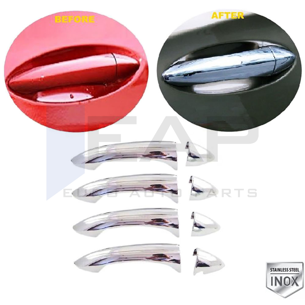 Door Handle Cover - 4 Doors - Stainless Steel
