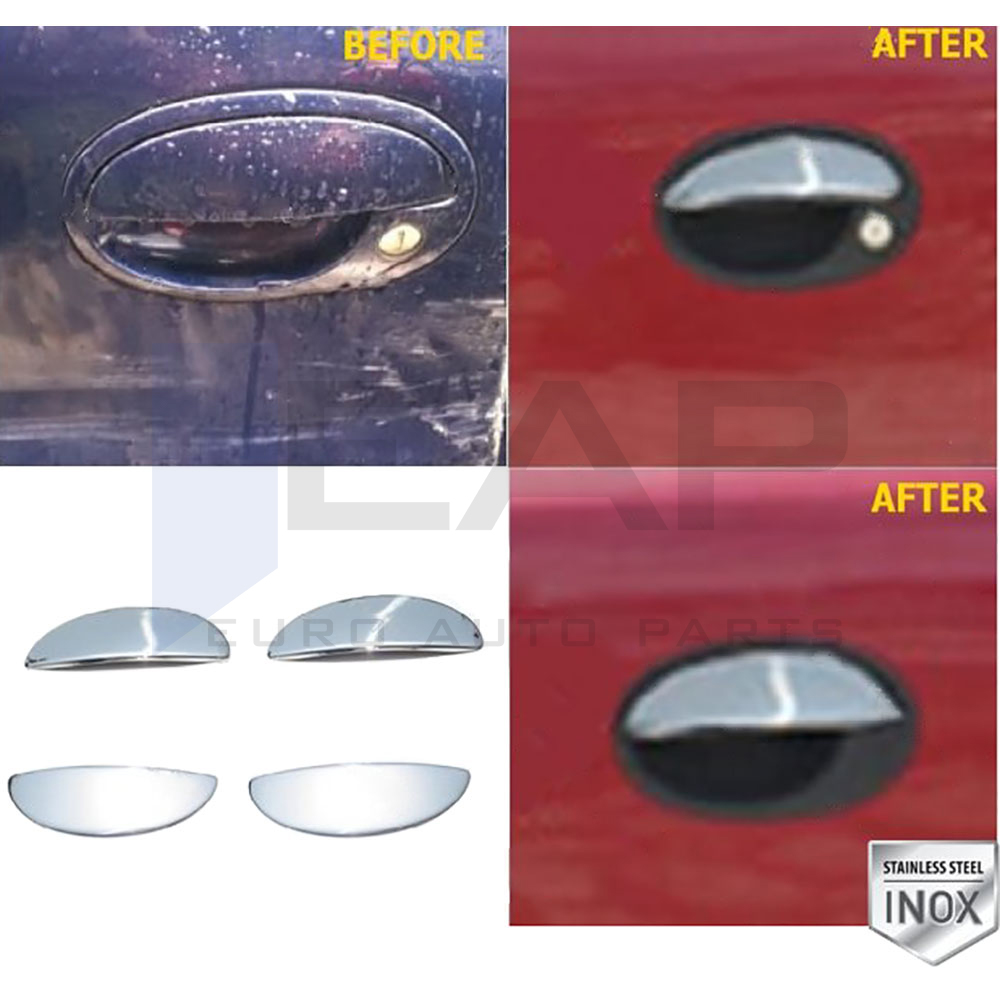 Door Handle Cover - 4 Doors - Stainless Steel