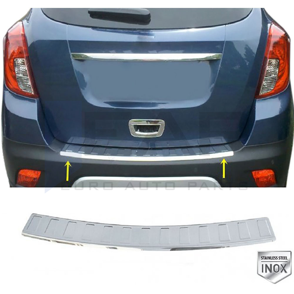 Rear Bumper Protector - Stainless Steel