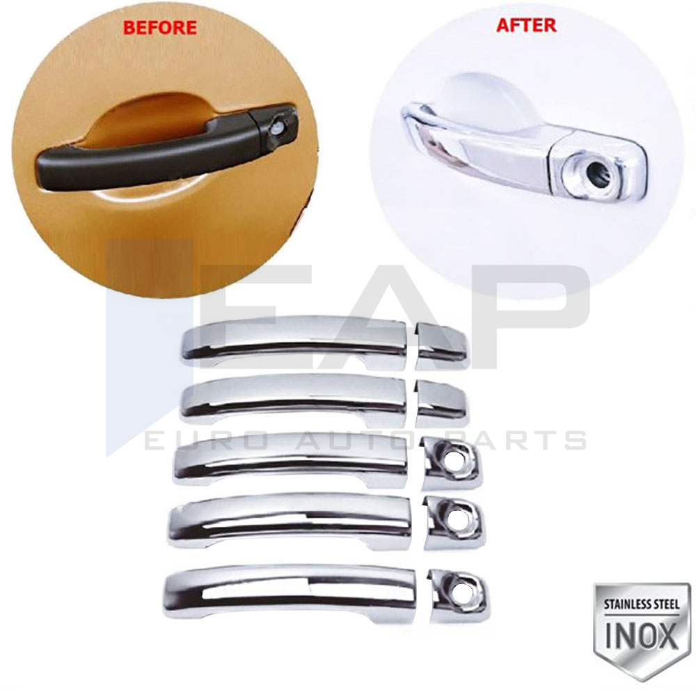 Door Handle Cover (Three Holes) - 5 Doors - Stainless Steel