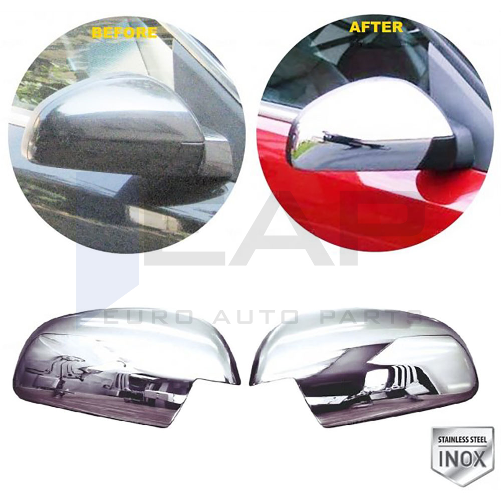 Mirror Cover 2 Pcs. (Full) - Stainless Steel