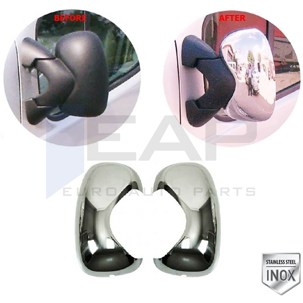 Mirror Cover - 2 Pcs - Stainless Steel
