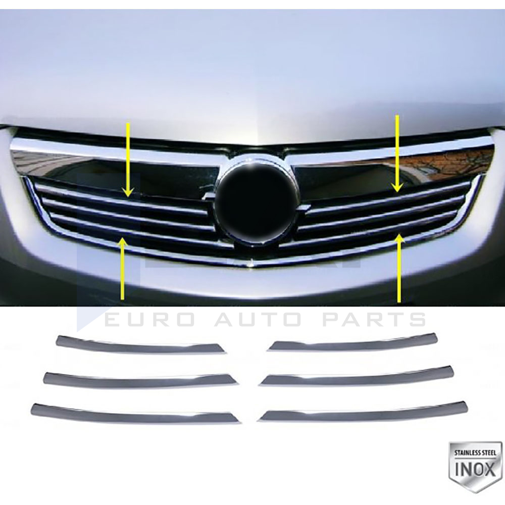 Front Grille - 6 Pcs - Stainless Steel