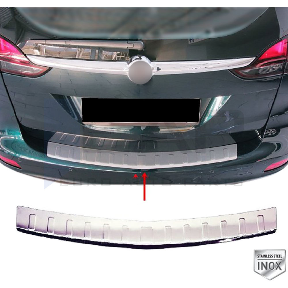 Rear Bumper Protector - Stainless Steel