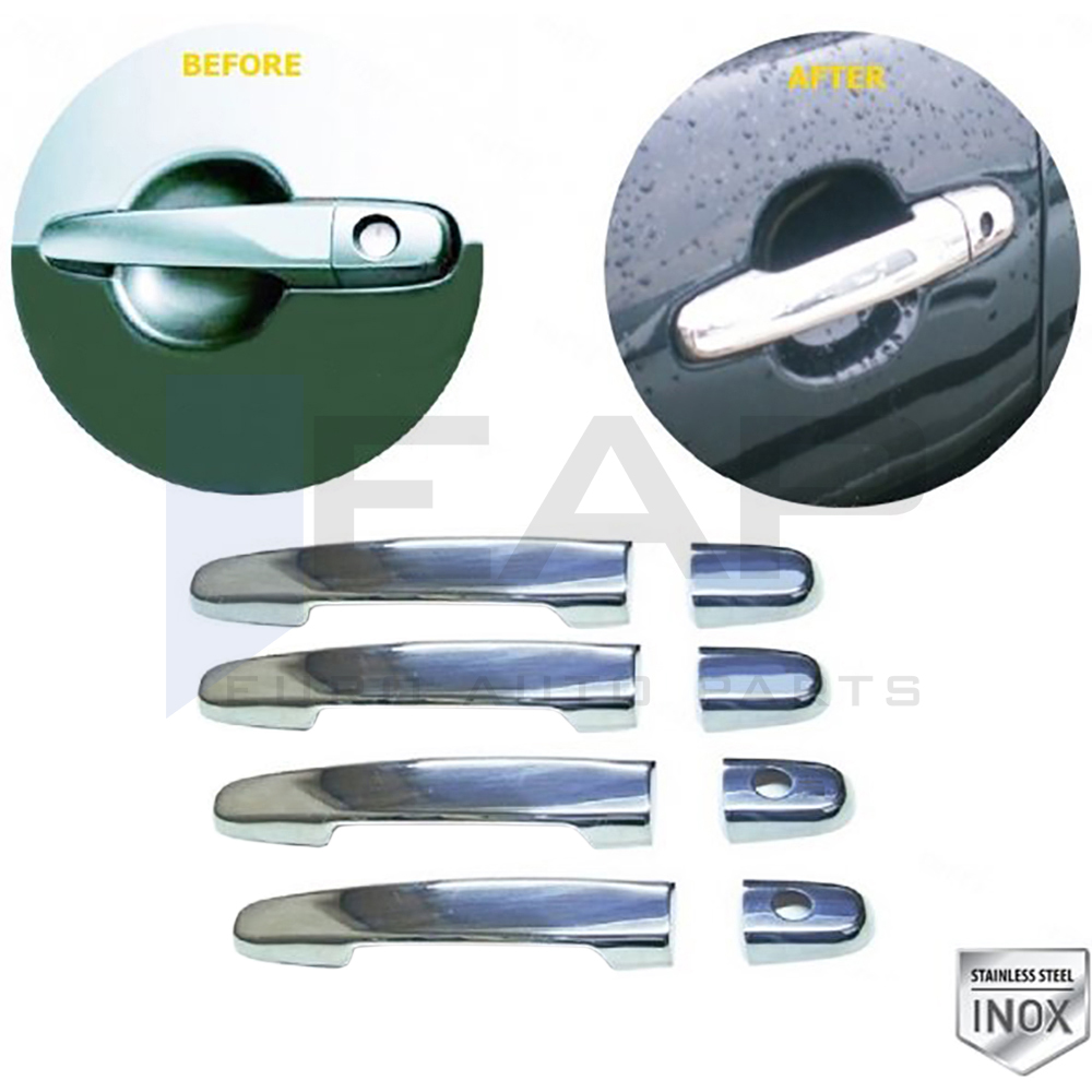 Door Handle Cover (Double Hole) - 4 Doors - Stainless Steel