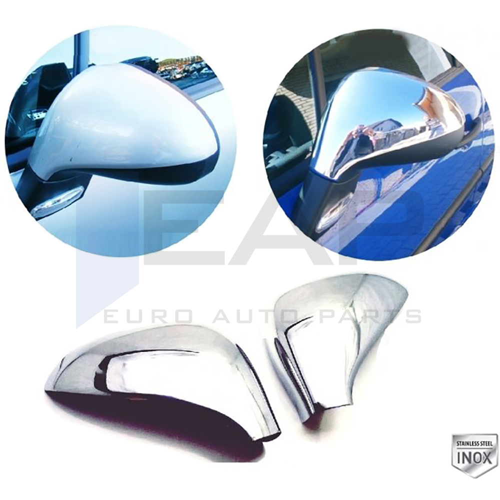 Mirror Cover 2 Pcs - Stainless Steel