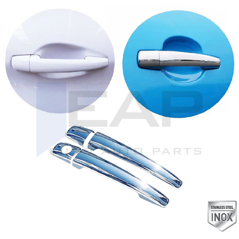 Door Handle Cover - 2 Doors - Stainless Steel