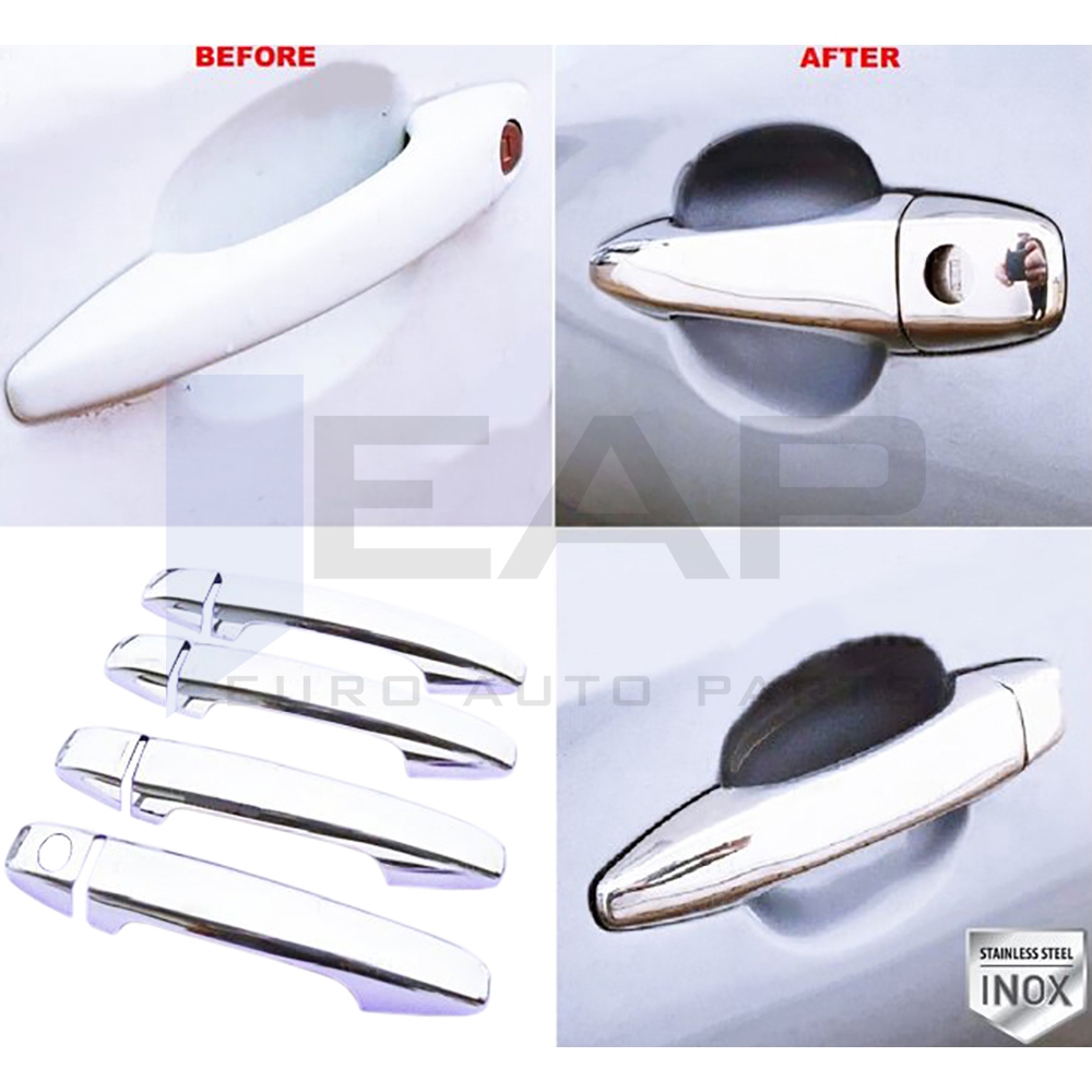 Door Handle Cover - 4 Doors - Stainless Steel