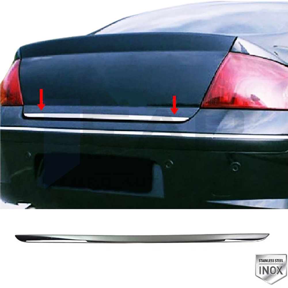 Trunk Lid Trim - Stainless Steel