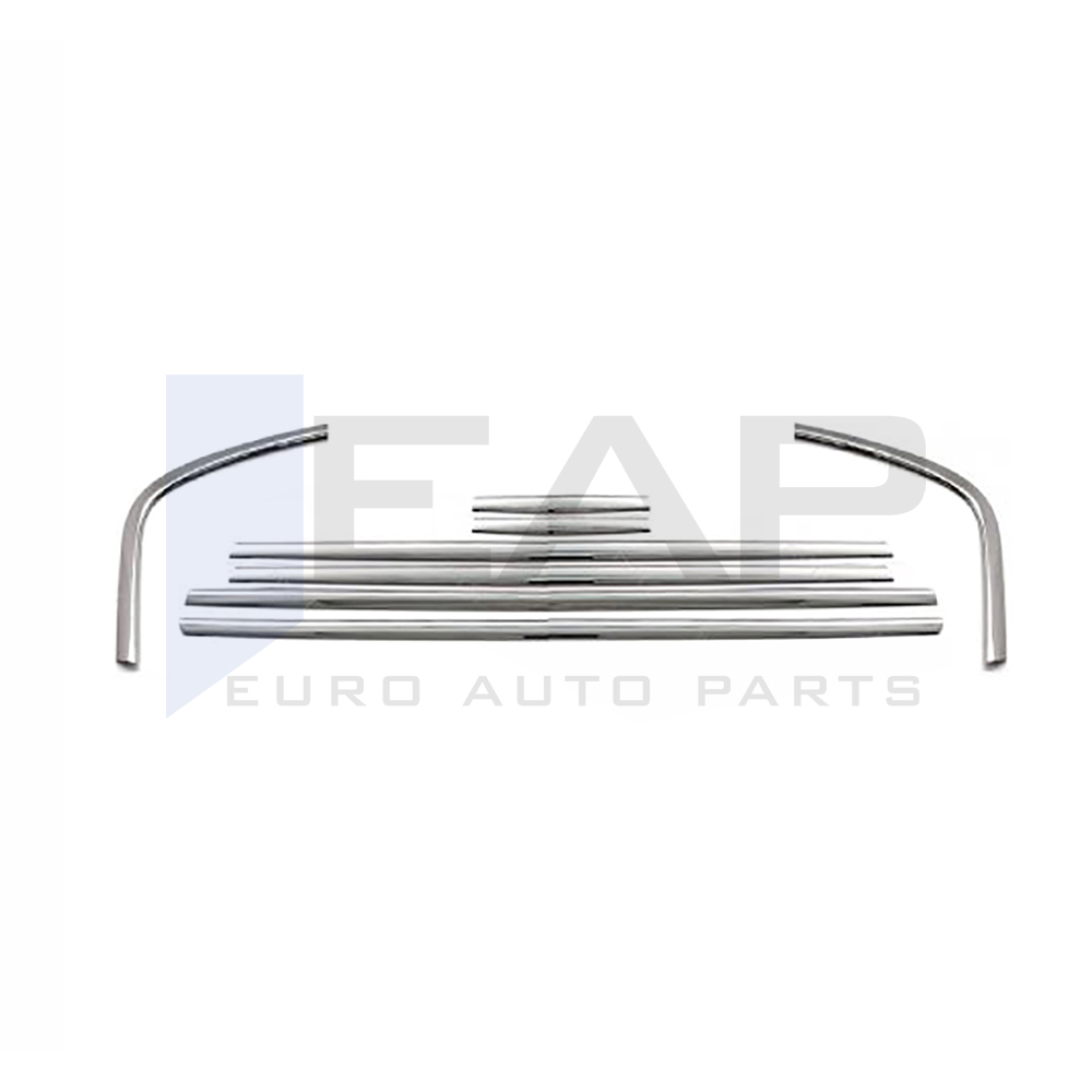 Window Frame Garnish - 8 Pcs - Stainless Steel