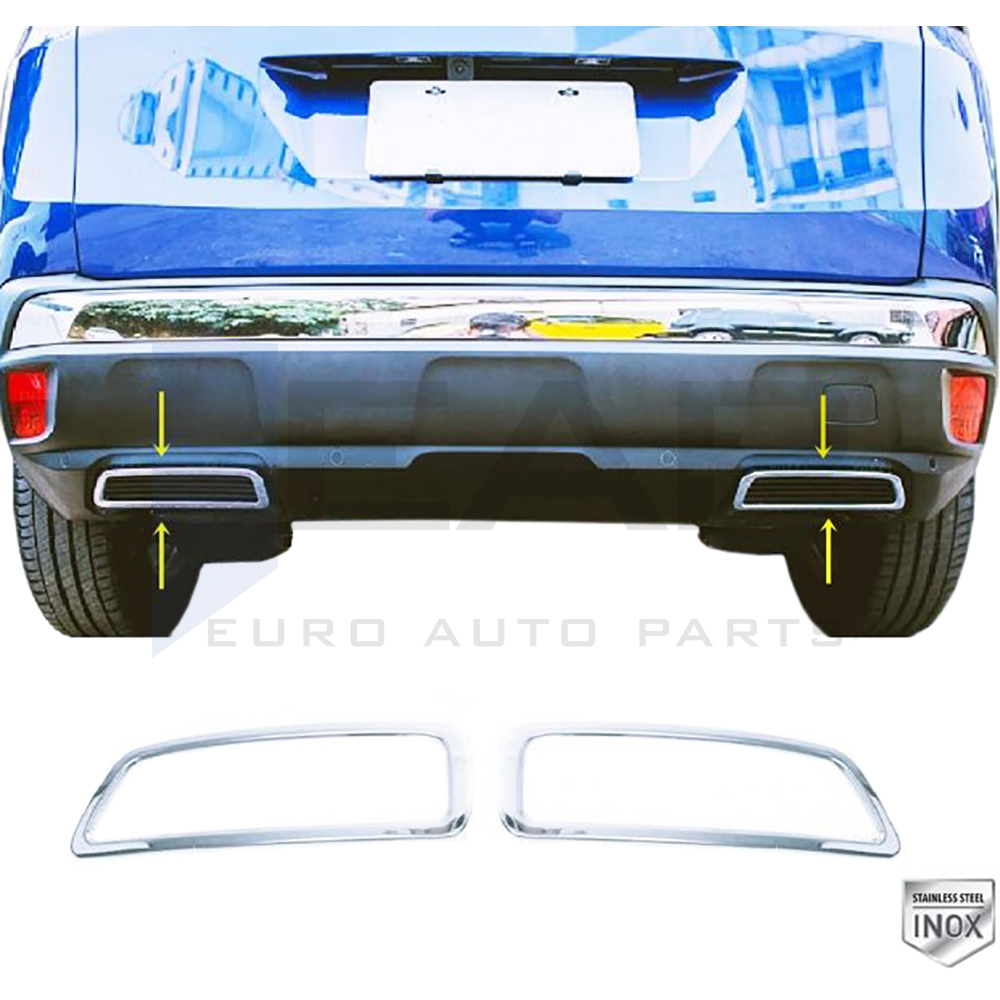 Exhaust Frame - 2 Pcs - Stainless Steel
