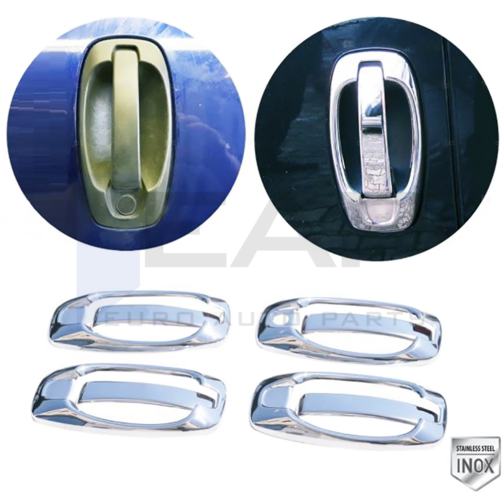 Door Handle Cover Frame - 4 Doors - Stainless Steel
