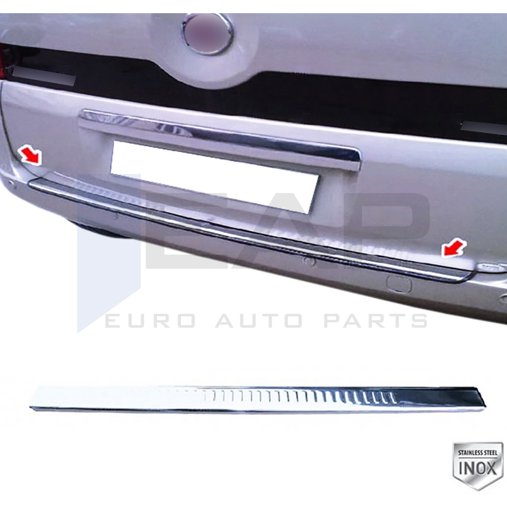 Rear Bumper Protector - Stainless Steel