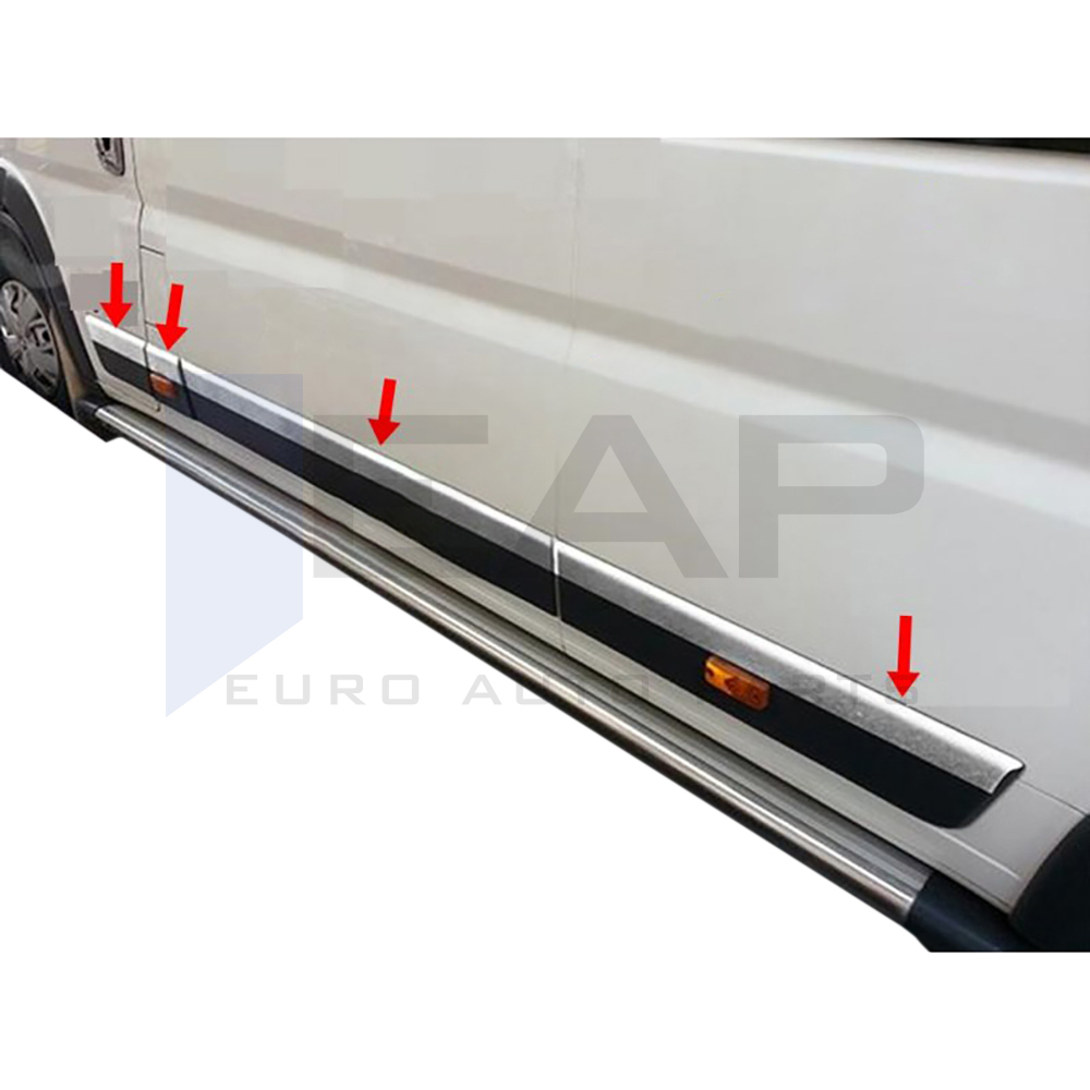 Side Door Trim - 8 Doors - Stainless Steel
