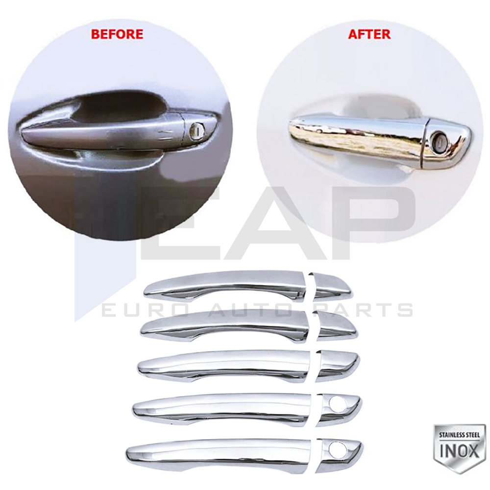 Door Handle Cover - 5 Doors - Rear Double Door - Stainless Steel