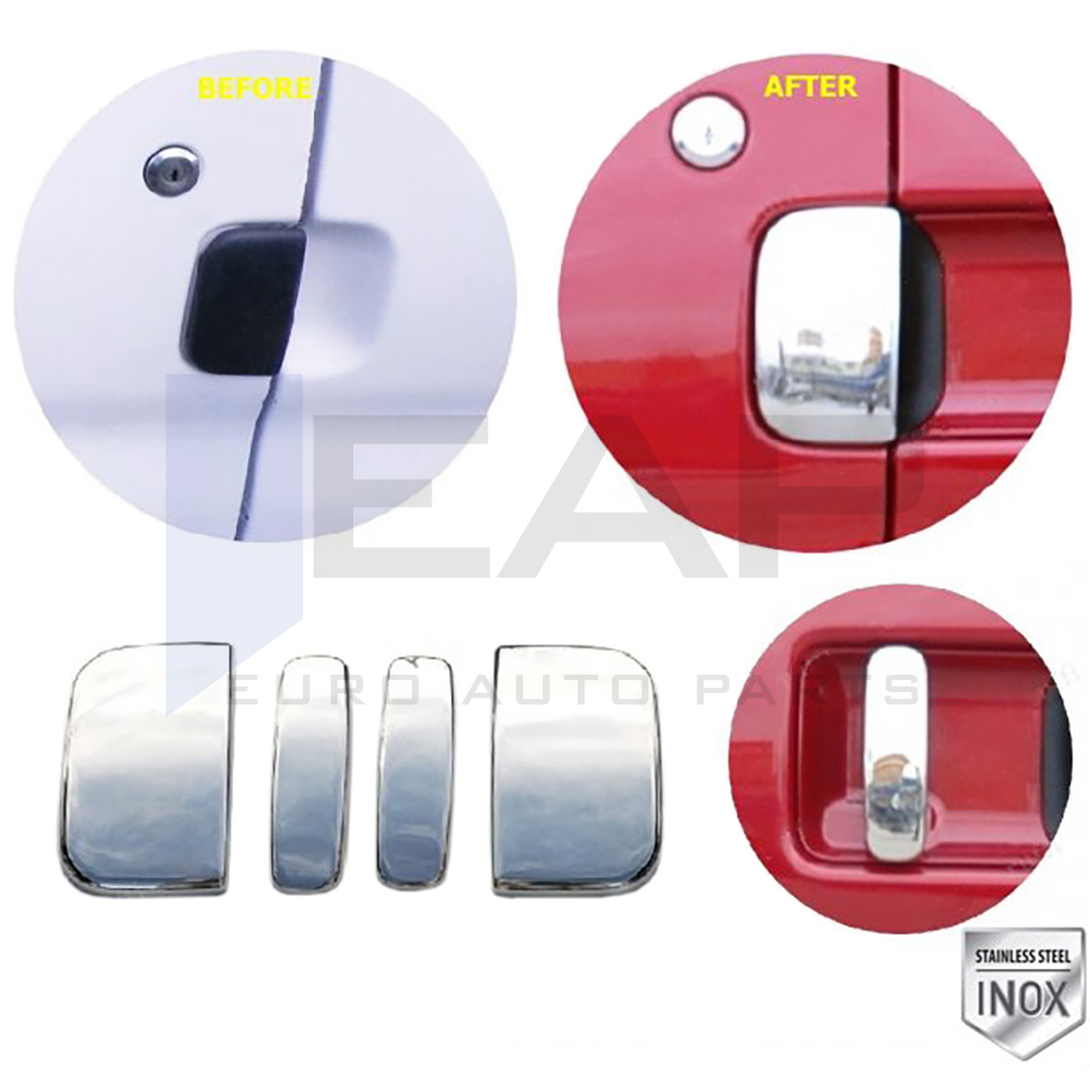 Door Handle Cover - 4 Doors - Stainless Steel
