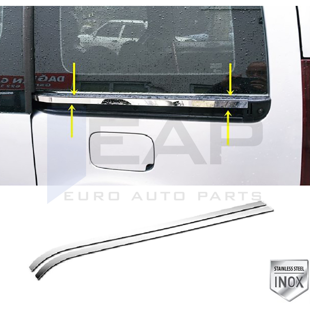 Side Door Rail Trim - Stainless Steel