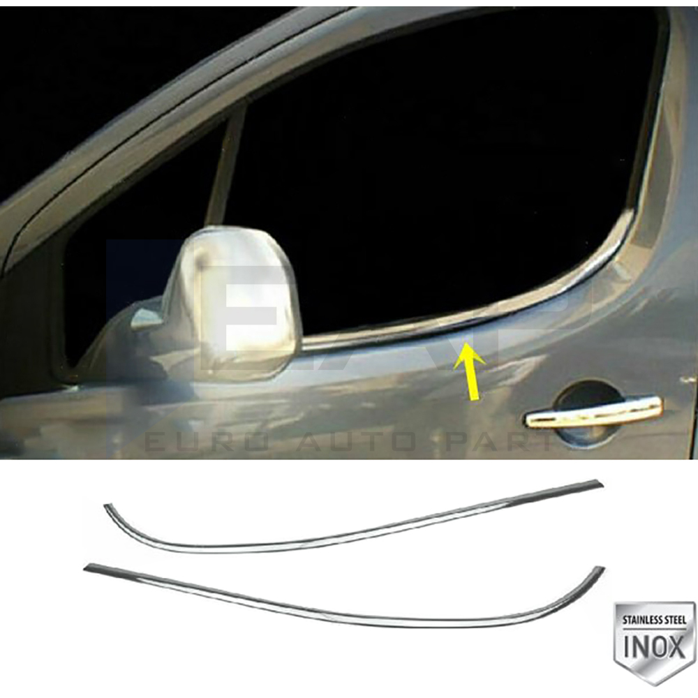 Window Frame Garnish - 2 Pcs - Stainless Steel