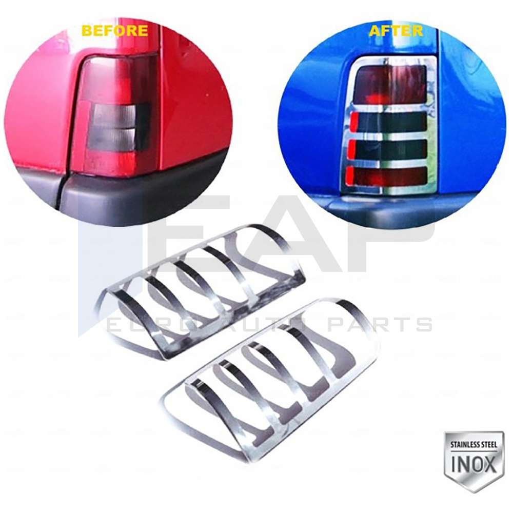 Tail Light Frame - 2 Pcs - Stainless Steel