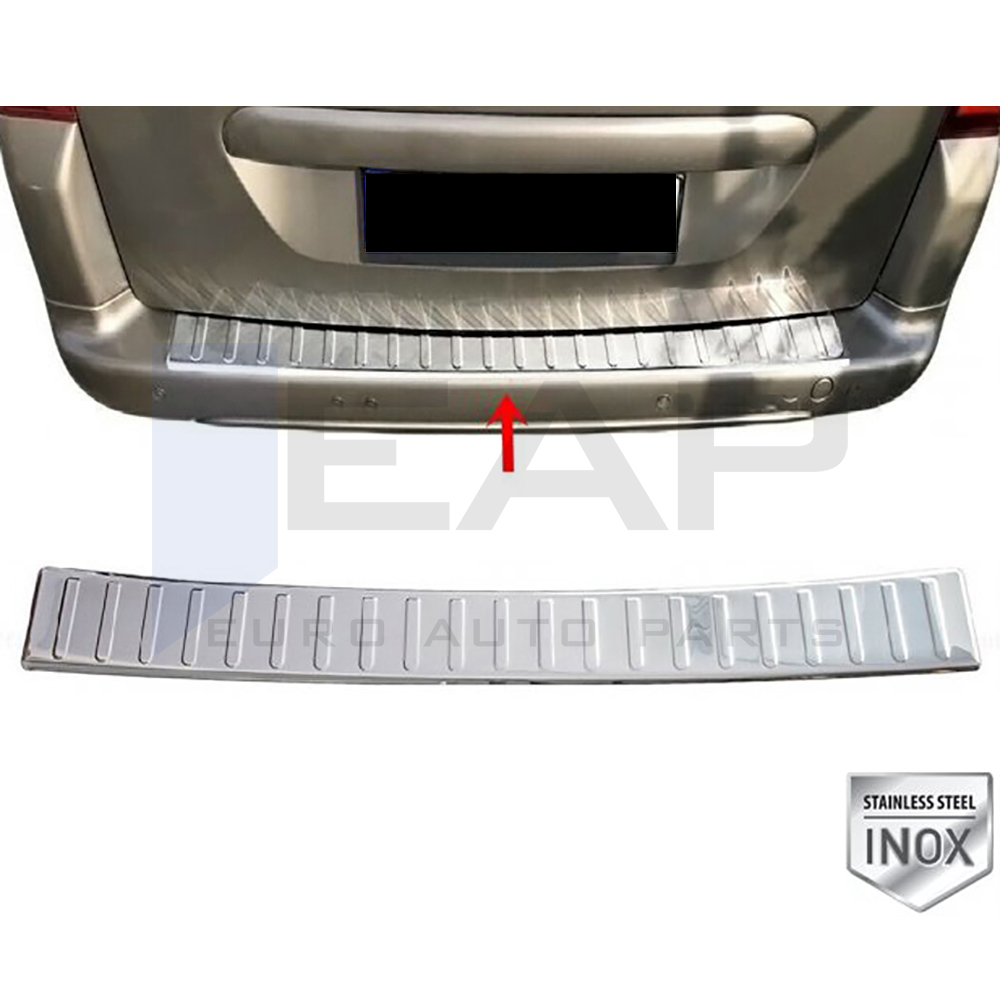 Rear Bumper Protector - Stainless Steel