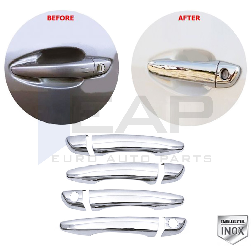 Door Handle Cover (Rear Double Door) (RHD) - 4 Doors - Stainless Steel
