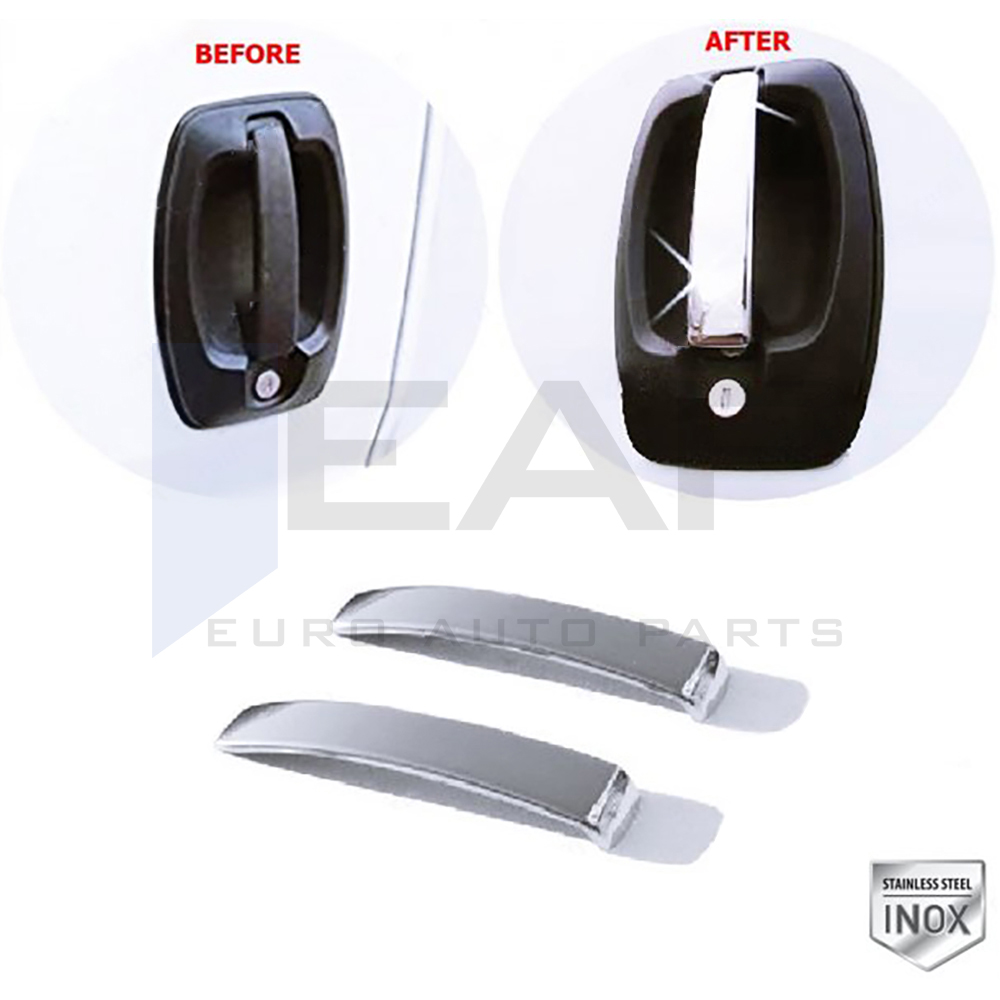 Door Handle Cover - 2 Doors - Stainless Steel