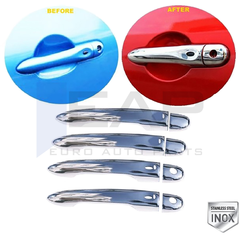 Door Handle Cover (2 Hole-2 Sensor) - 4 Doors - Stainless Steel