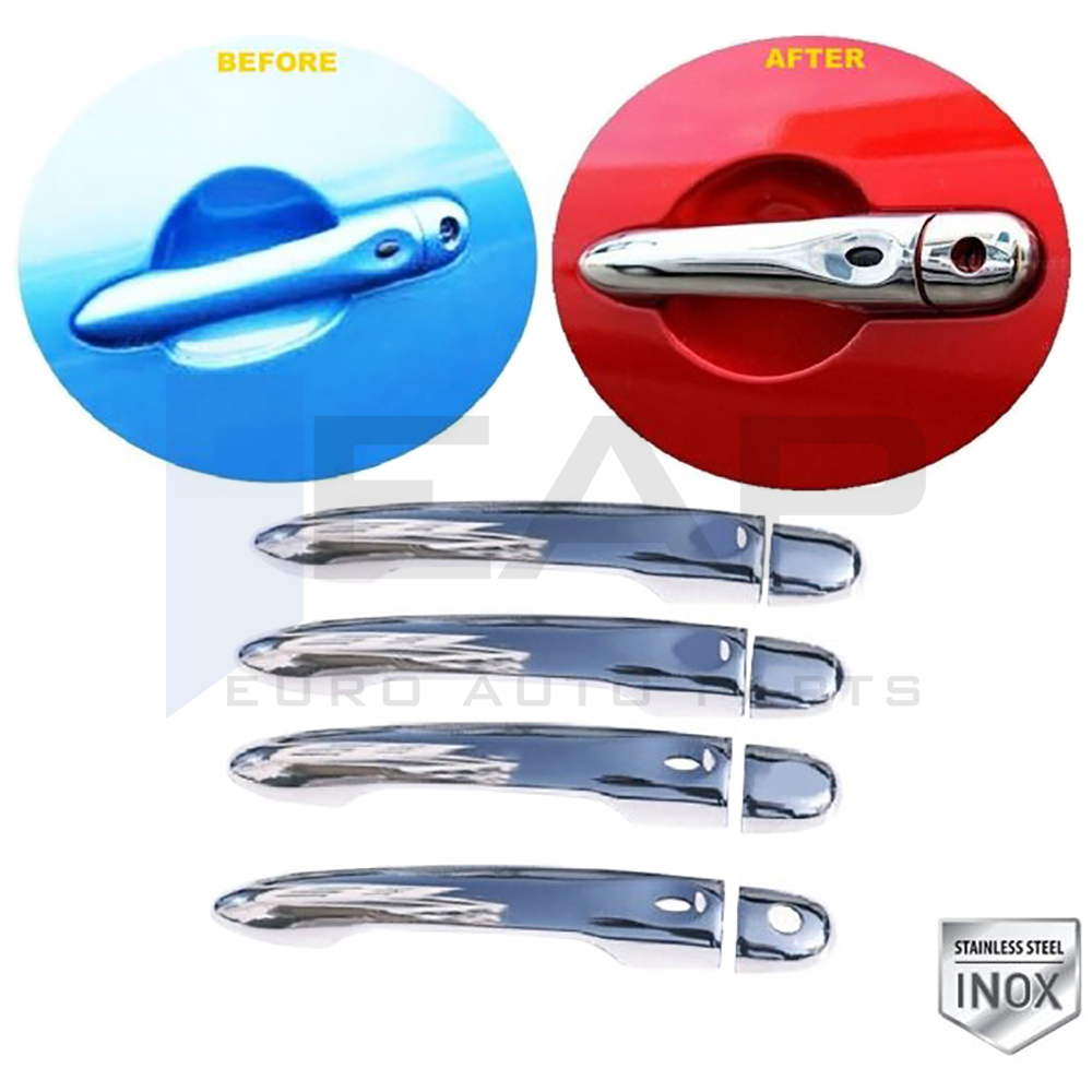 Door Handle Cover (1 Hole-2 Sensor) - 4 Doors - Stainless Steel