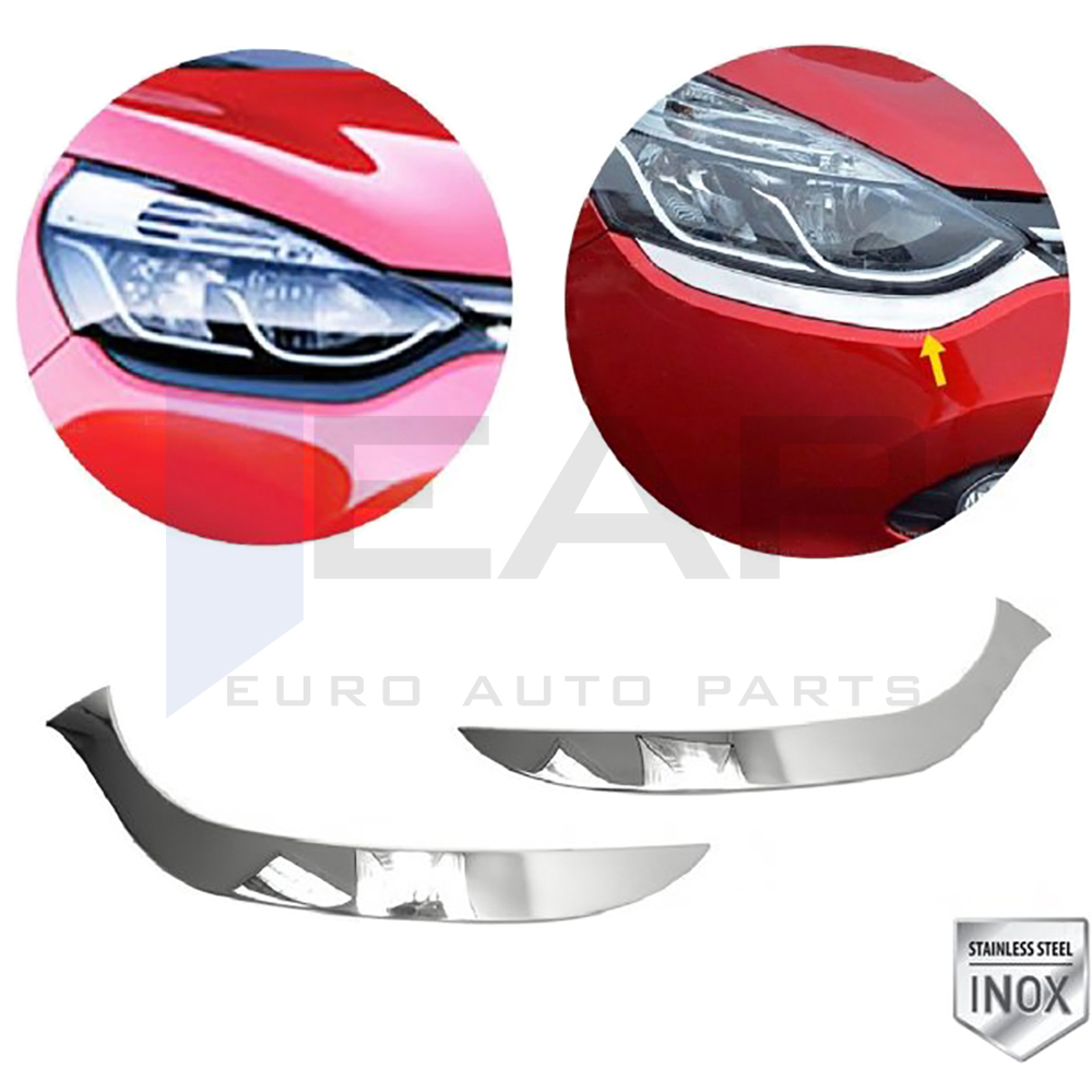 Headlight Eyebrow - Stainless Steel